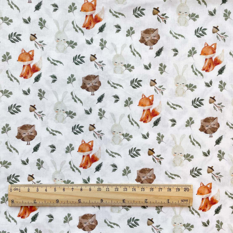 Printed Cotton ROXIBOU White / Warm Multicolored